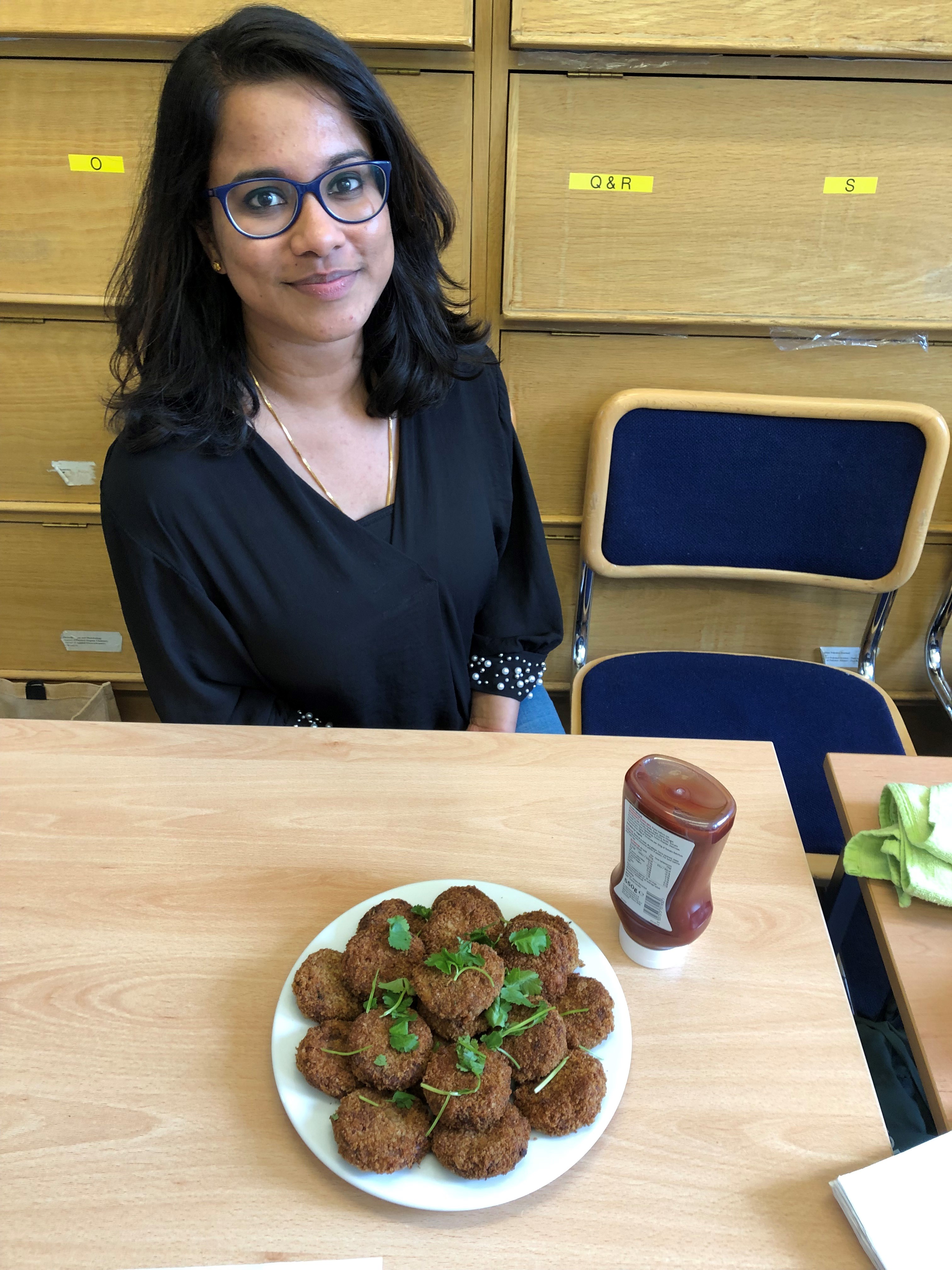 Steffi with her bake