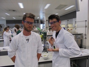 two students-lab