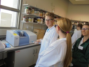 lab work two students