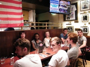 students in Restaurant