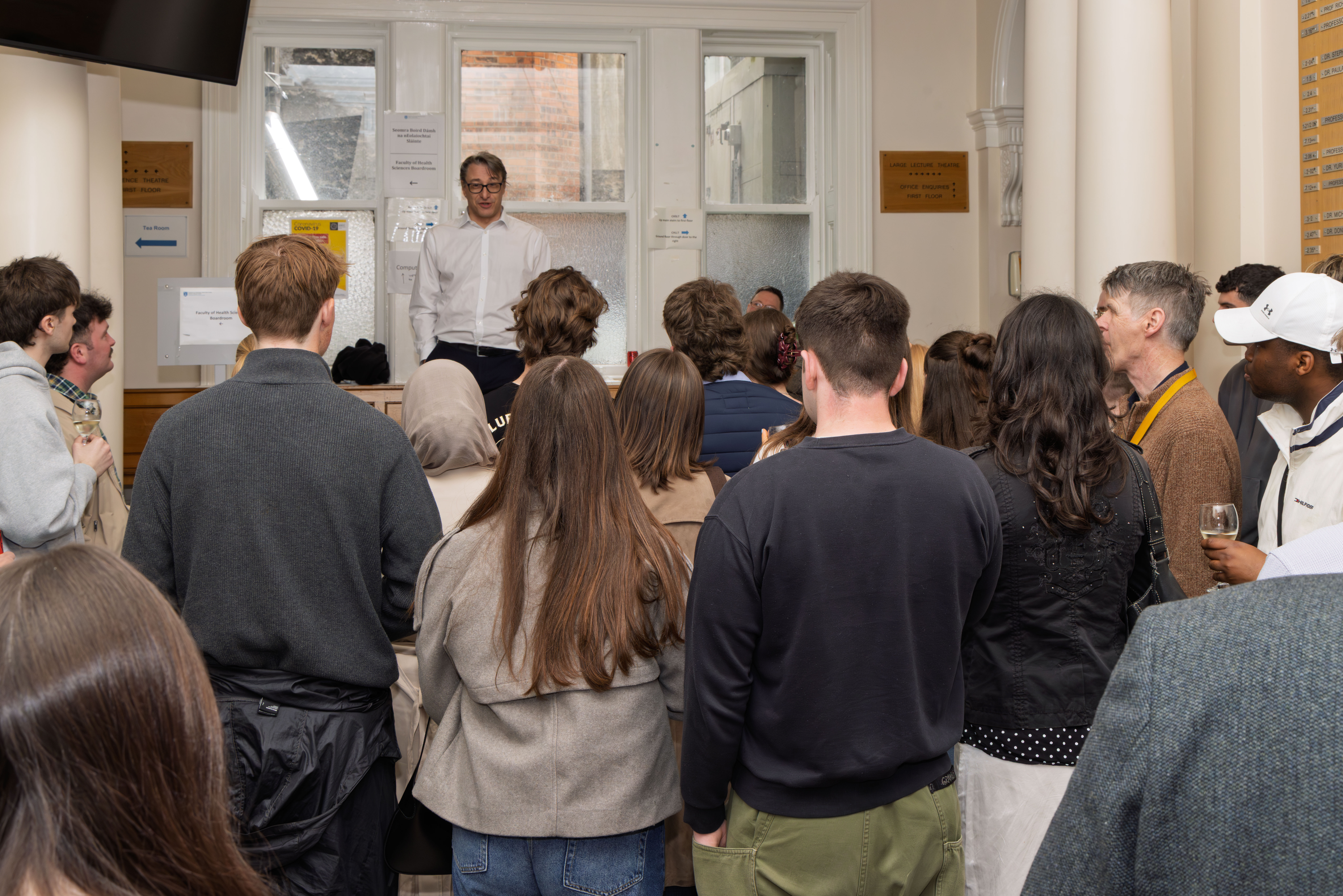 Head of School, Prof. Graeme Watson, addresses the SS class of 2026