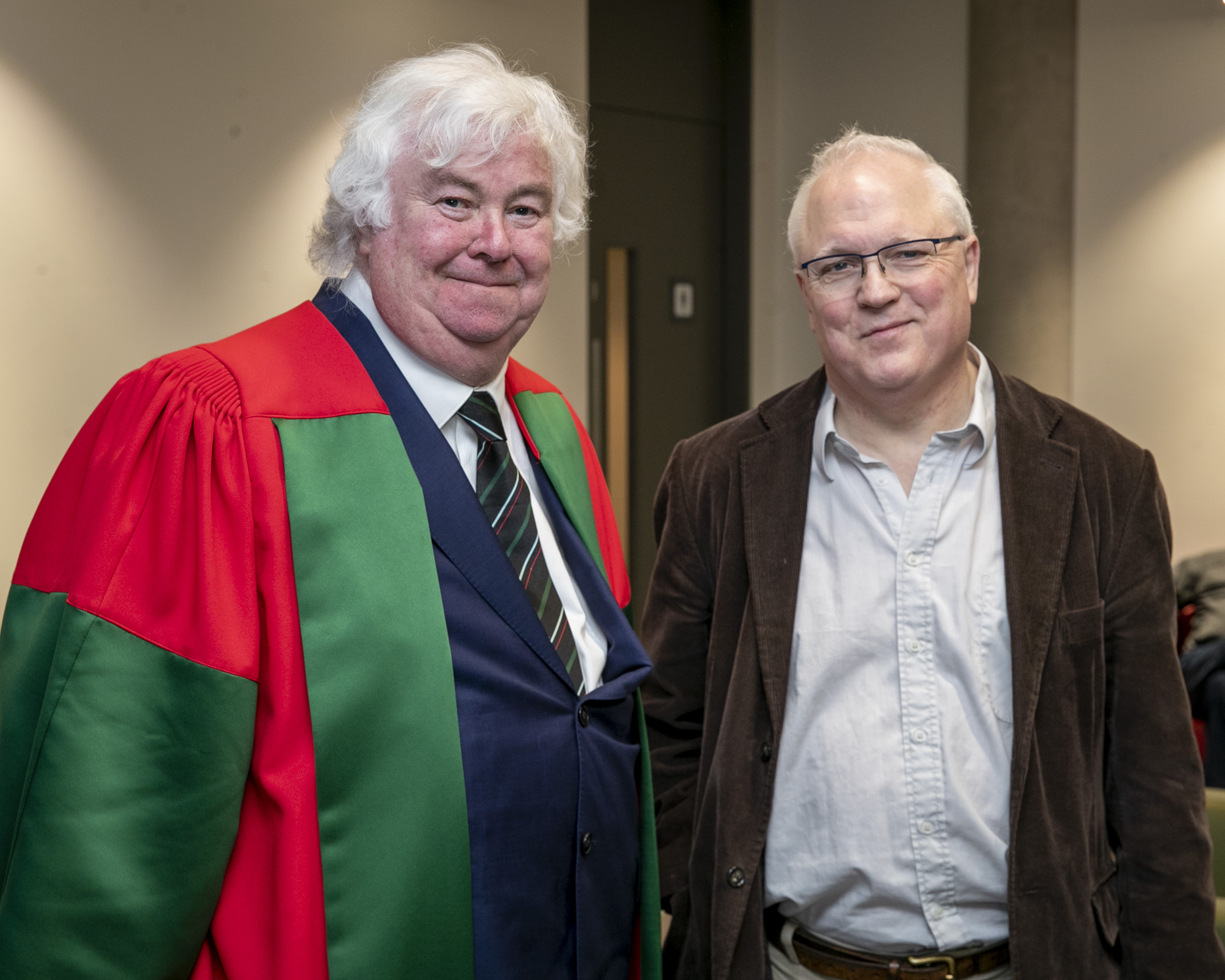 Chemistry Head of School, Mike Lyons attending the Inaugural lecture