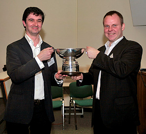 RSC Bob Hay Lectureship 2006 (Left to right: Prof. Neil Champness (Nottingham) & Prof. Thorfinnur Gunnlaugsson)