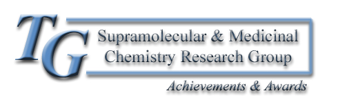 The TG Supramolecular and Medicinal Research Group - Achievements and Awards