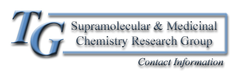 The TG Supramolecular and Medicinal Research Group - Contact Information